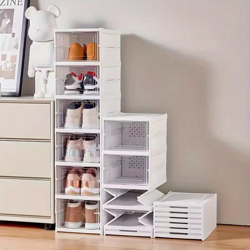 Boîte de Rangement à Chaussures en Plastique Robust à 6 Niveaux - Accessoires du quotidien | Bishop